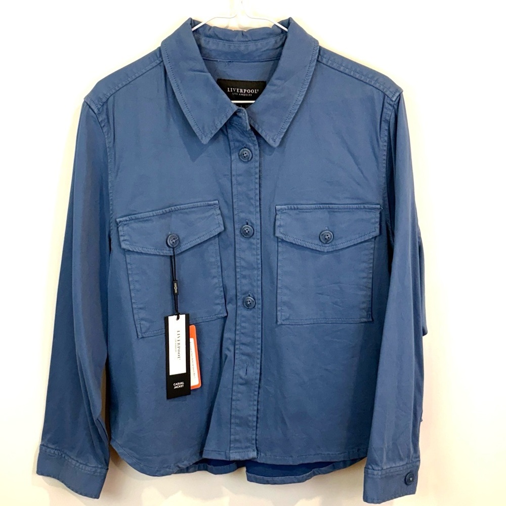 NWT Liverpool cropped length jacket size L